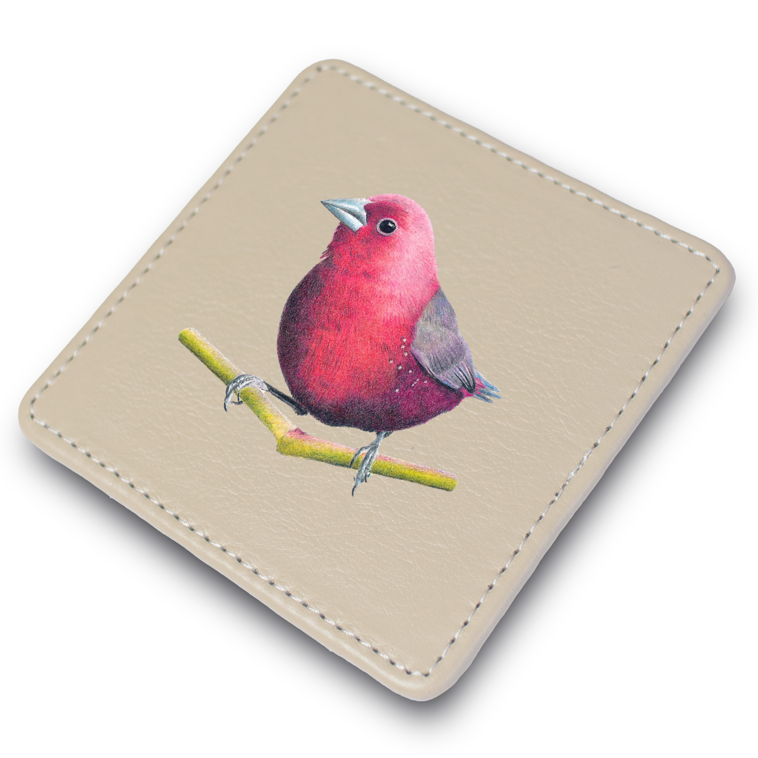 Jameson's Firefinch Leather Coaster
