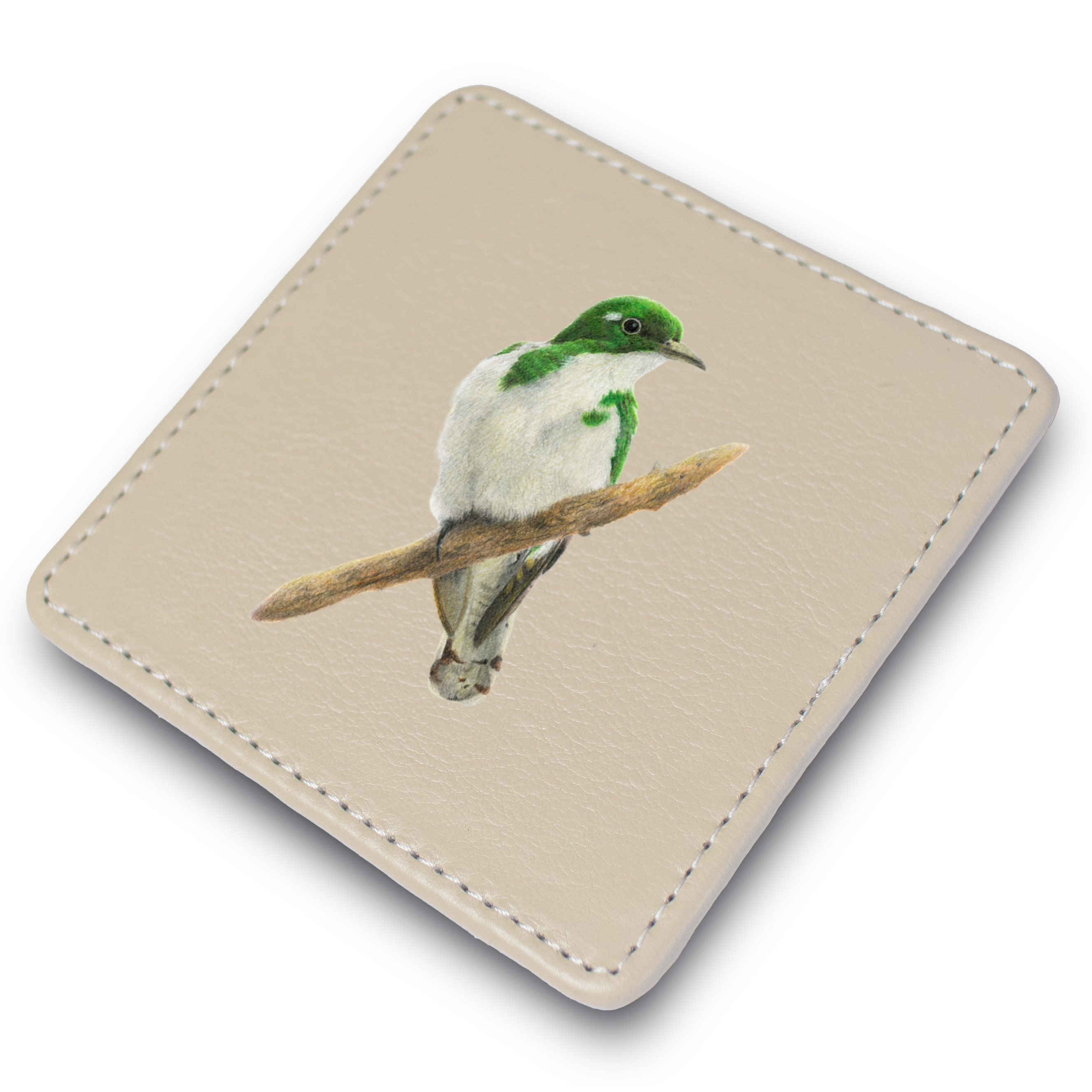 Klaas's Cuckoo Leather Coaster