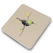Marico Sunbird Leather Coaster
