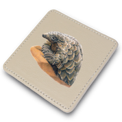 Pangolin Leather Coaster