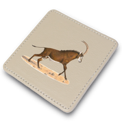 Sable Antelope Leather Coaster