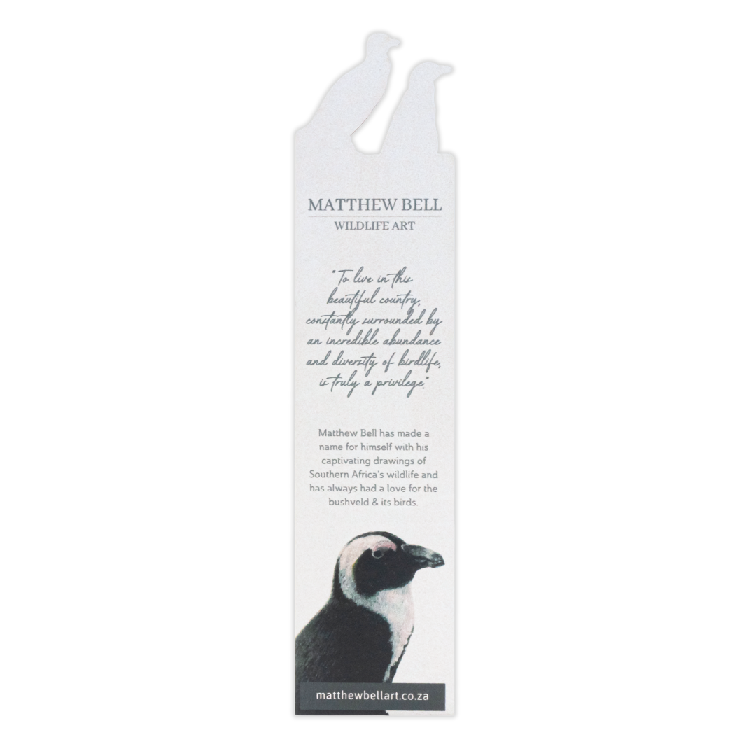 African Penguins Wooden Bookmark