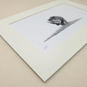 Lone African White Rhino artwork