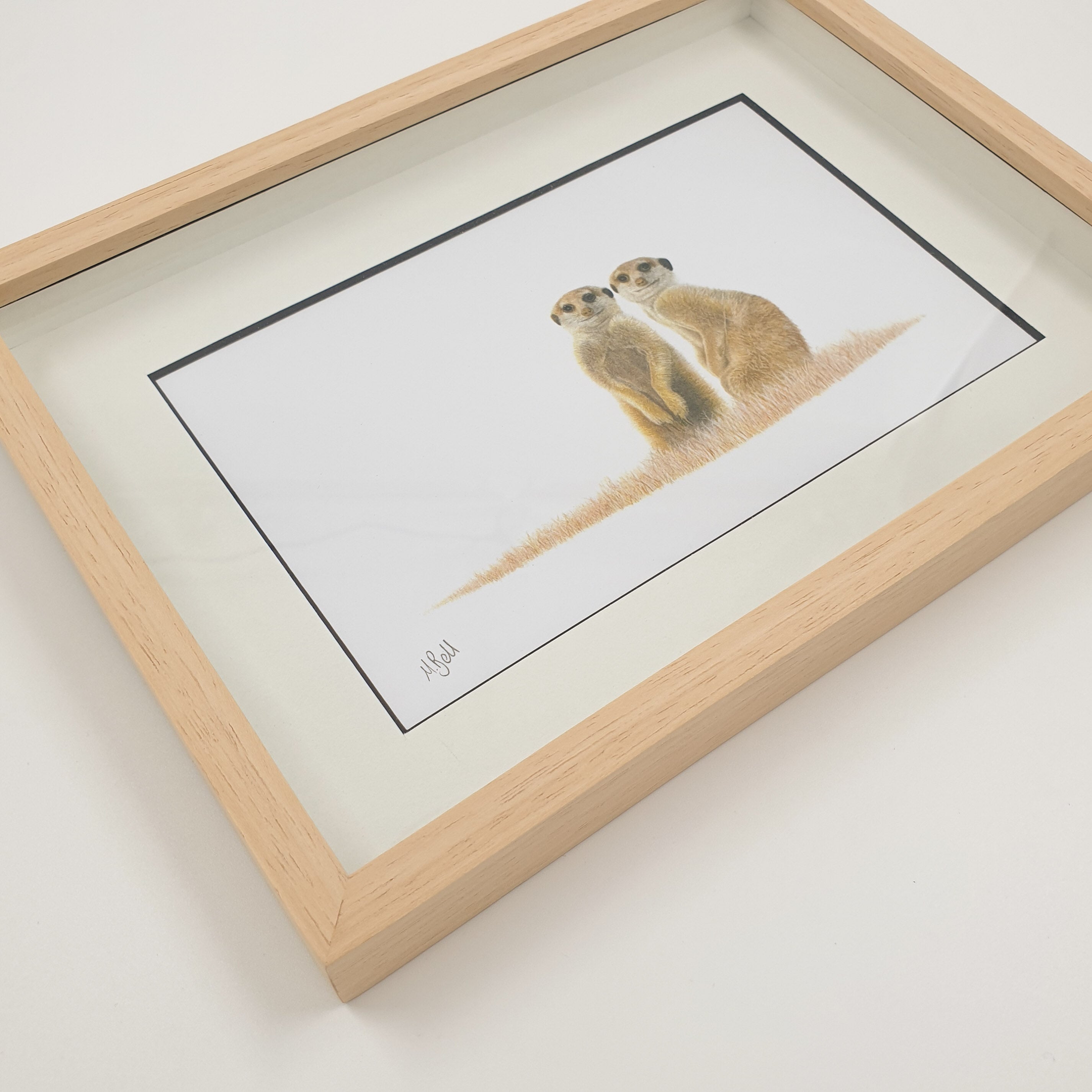 Meerkat framed artwork