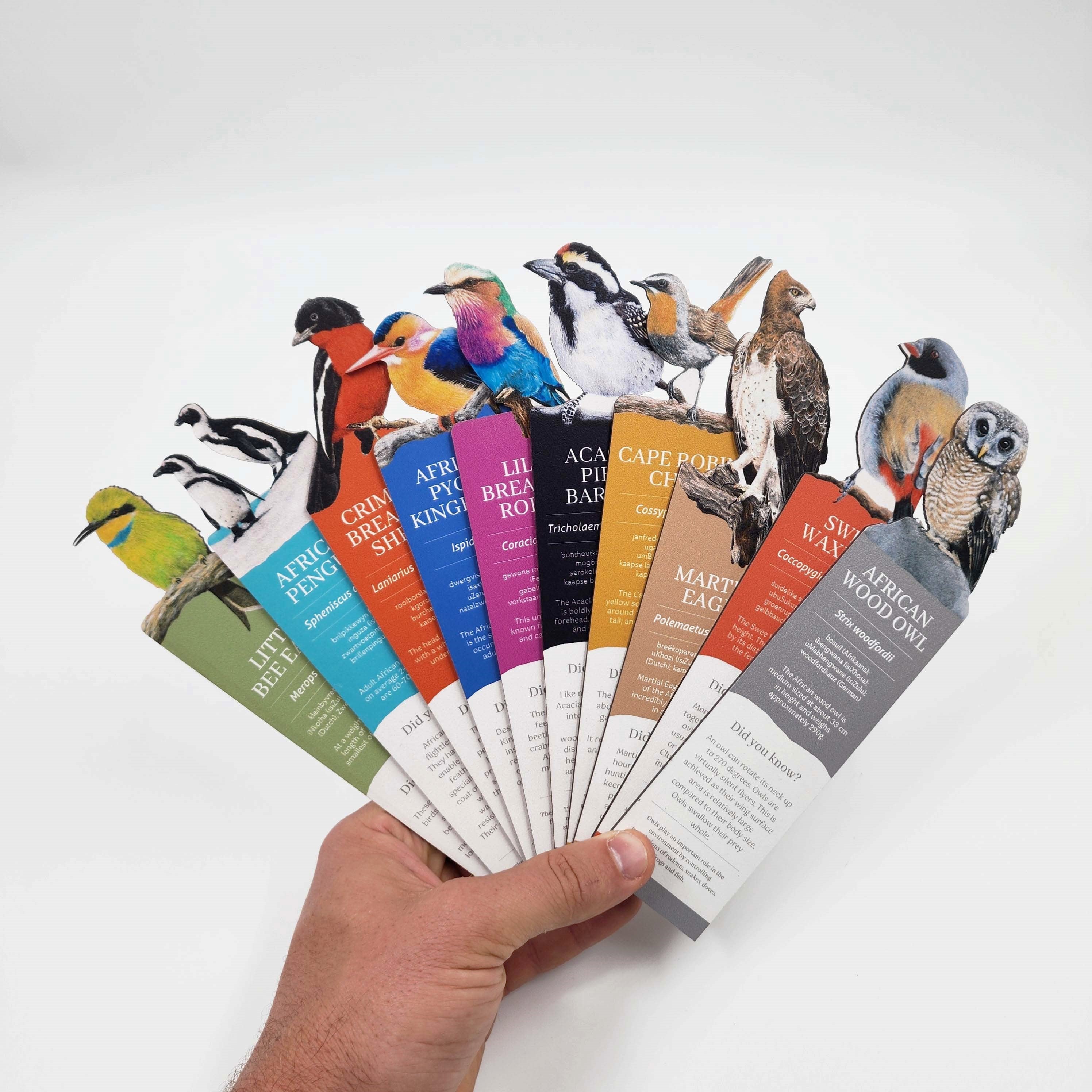 Wooden Bookmarks - Birds