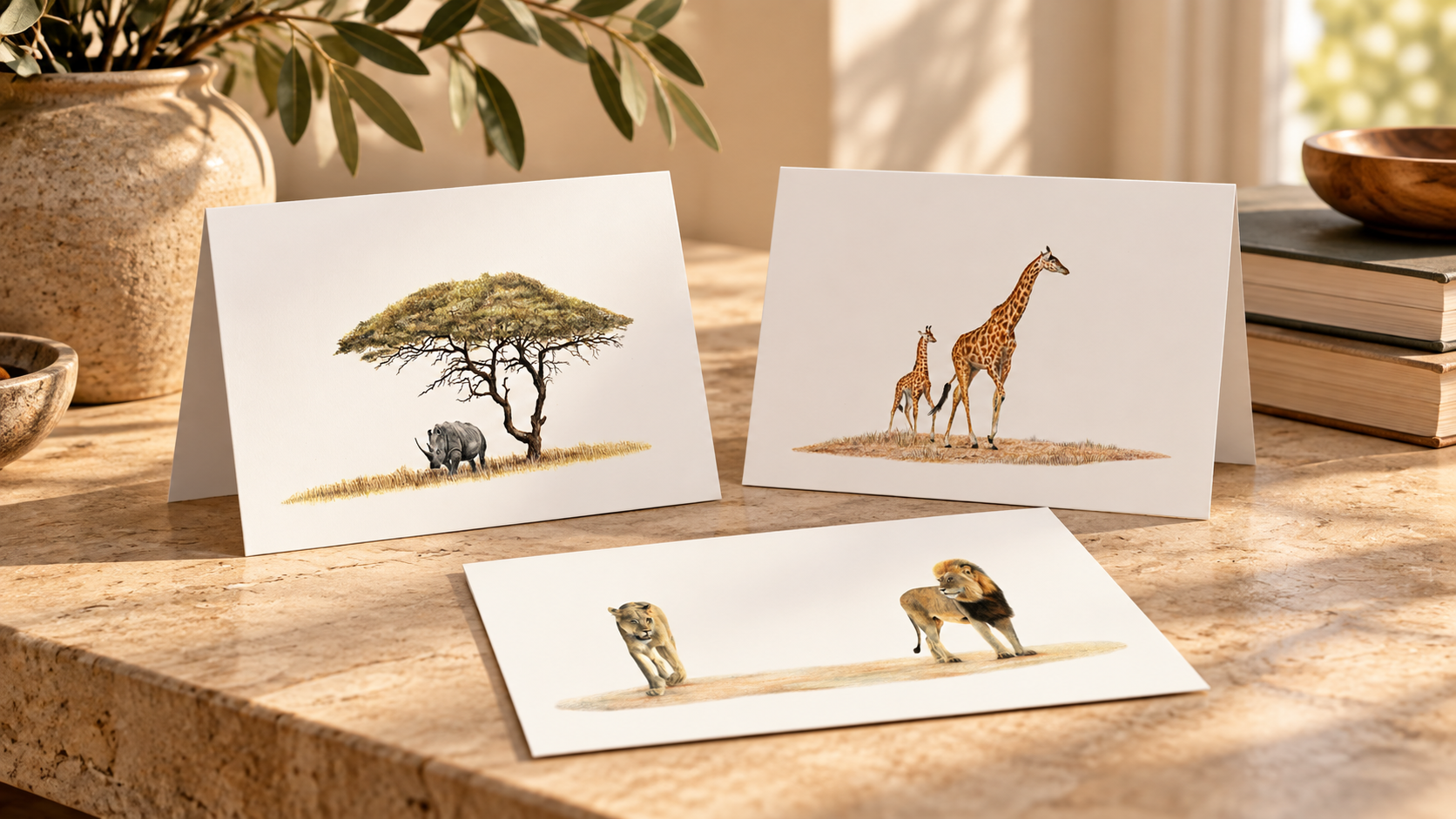 Greeting Cards - Animals & Trees