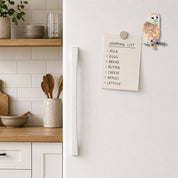 Barn Owl fridge magnet capturing the elegance of this nocturnal bird through Matthew Bell's art