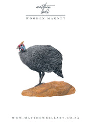 Guinea Fowl Magnet - GFL1