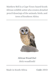 African Wood Owl Magnet - AWO