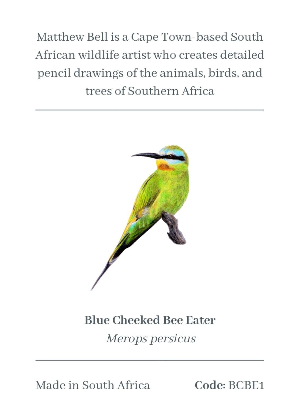 Blue Cheeked Bee Eaters Magnet - BCBE