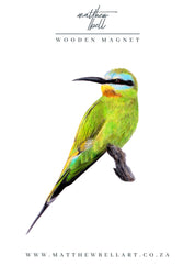 Blue Cheeked Bee Eaters Magnet - BCBE