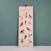 South African Birds art perpetual reusable birthday calendar by wildlife artist Matthew Bell