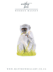 Vervet Monkey Magnet - VM