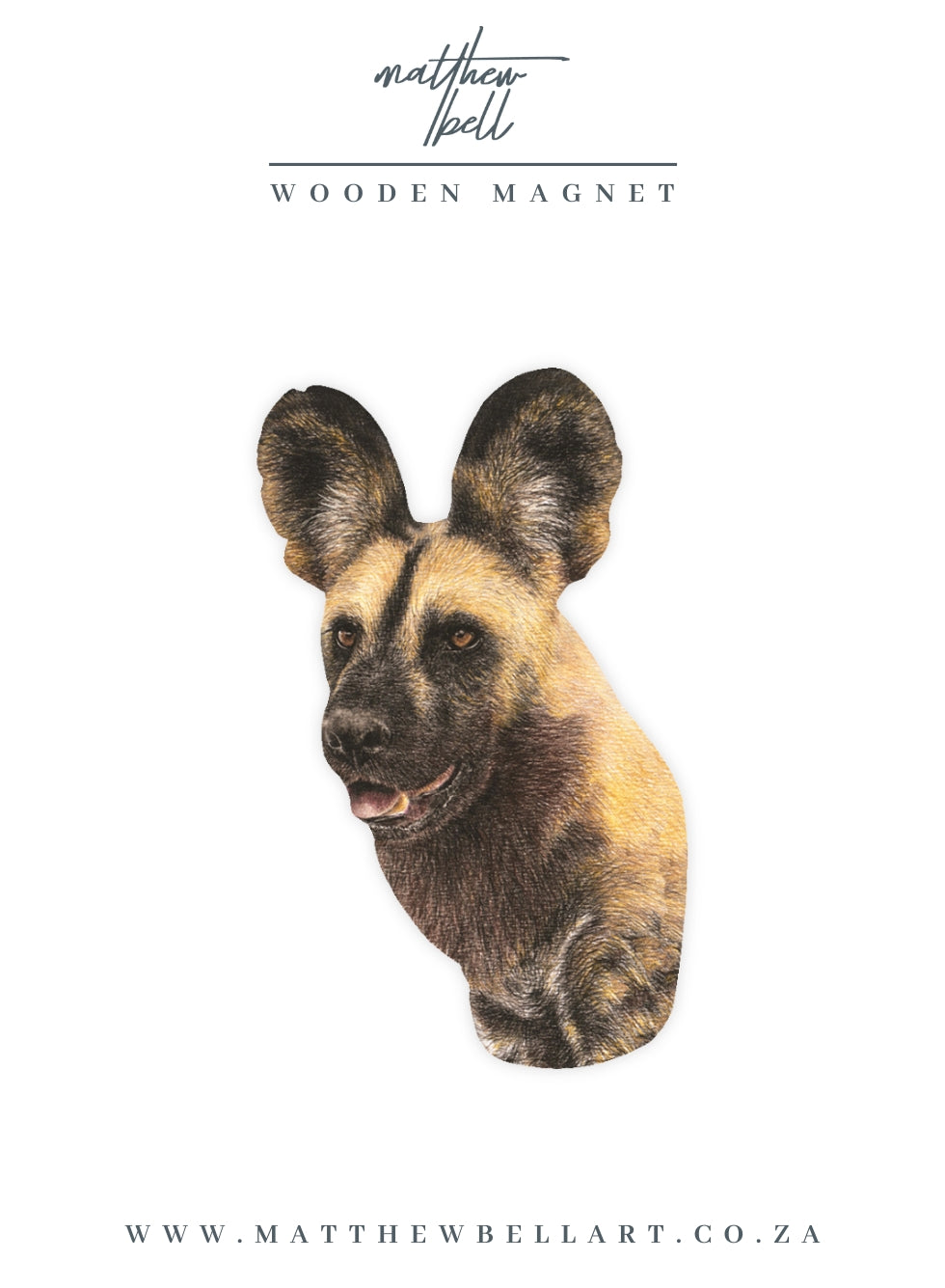 African Wild Dog Magnet - WD1
