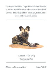 African Wild Dog Magnet - WD5