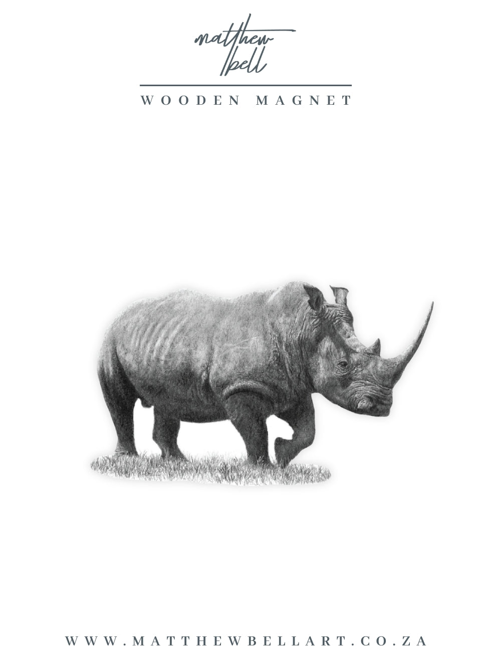 White Rhino Magnet - WR2