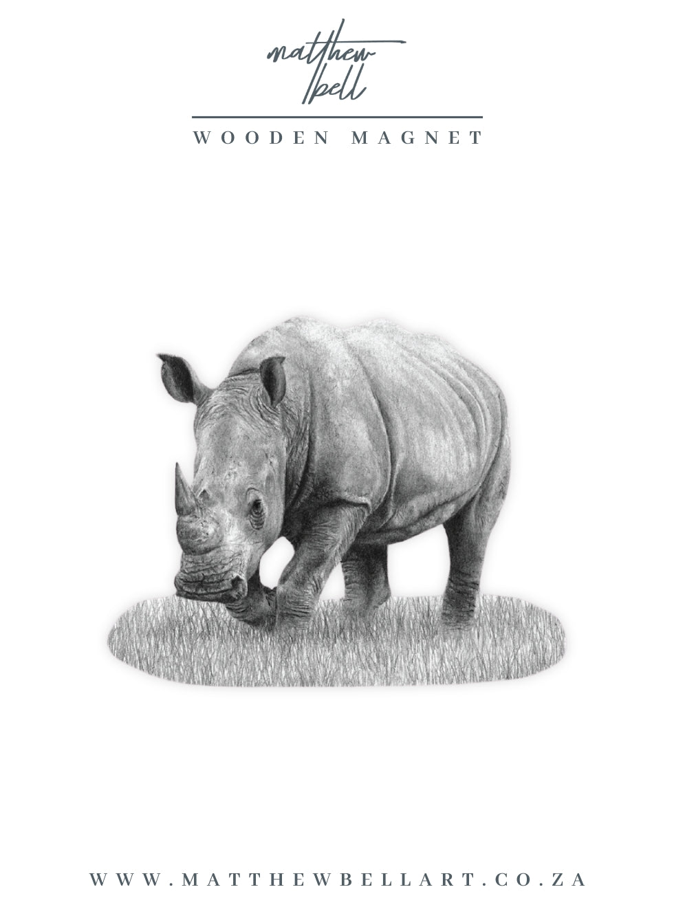 White Rhino Magnet - WR4