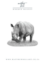 White Rhino Magnet - WR4