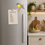 White-starred Robin fridge magnet based on Matthew Bell's original wildlife illustration