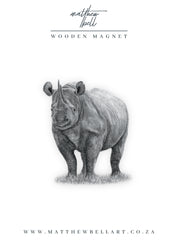 Black Rhino Magnet - BR3