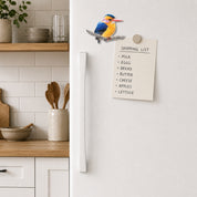 African Pygmy Kingfisher fridge magnet inspired by South African birdlife and created by Matthew Bell