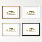 Acacia Tree and Elephants - AT3