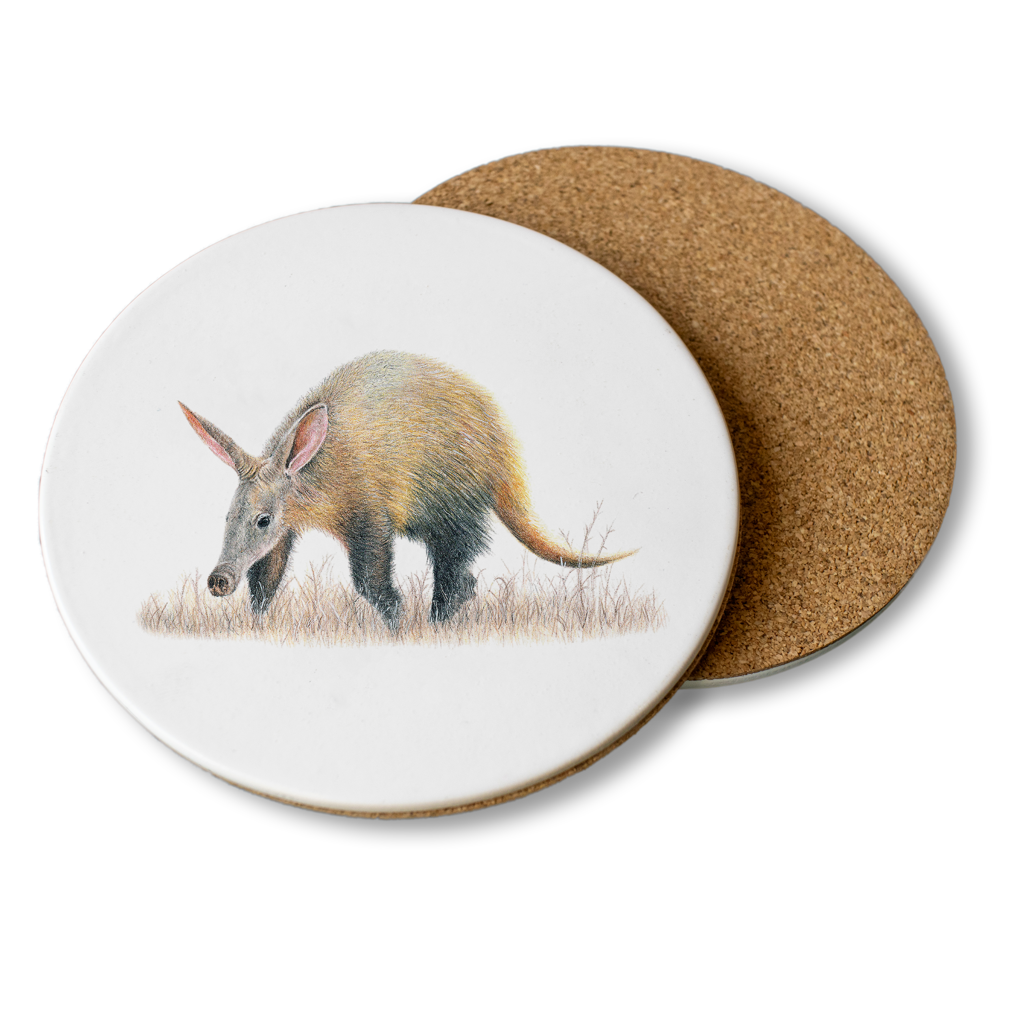 Aardvark Wooden Coaster - AV1
