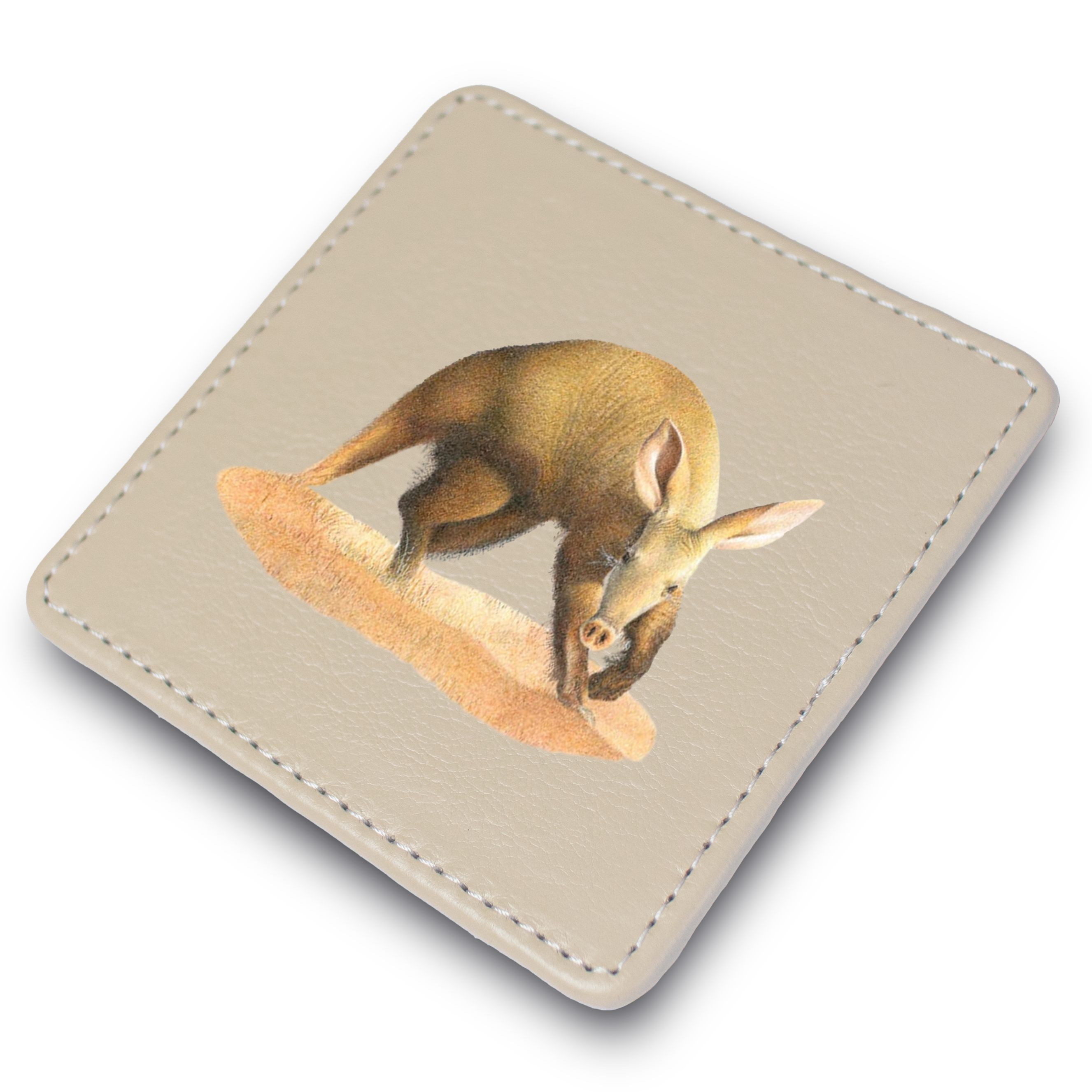 Aardvark Leather Coaster