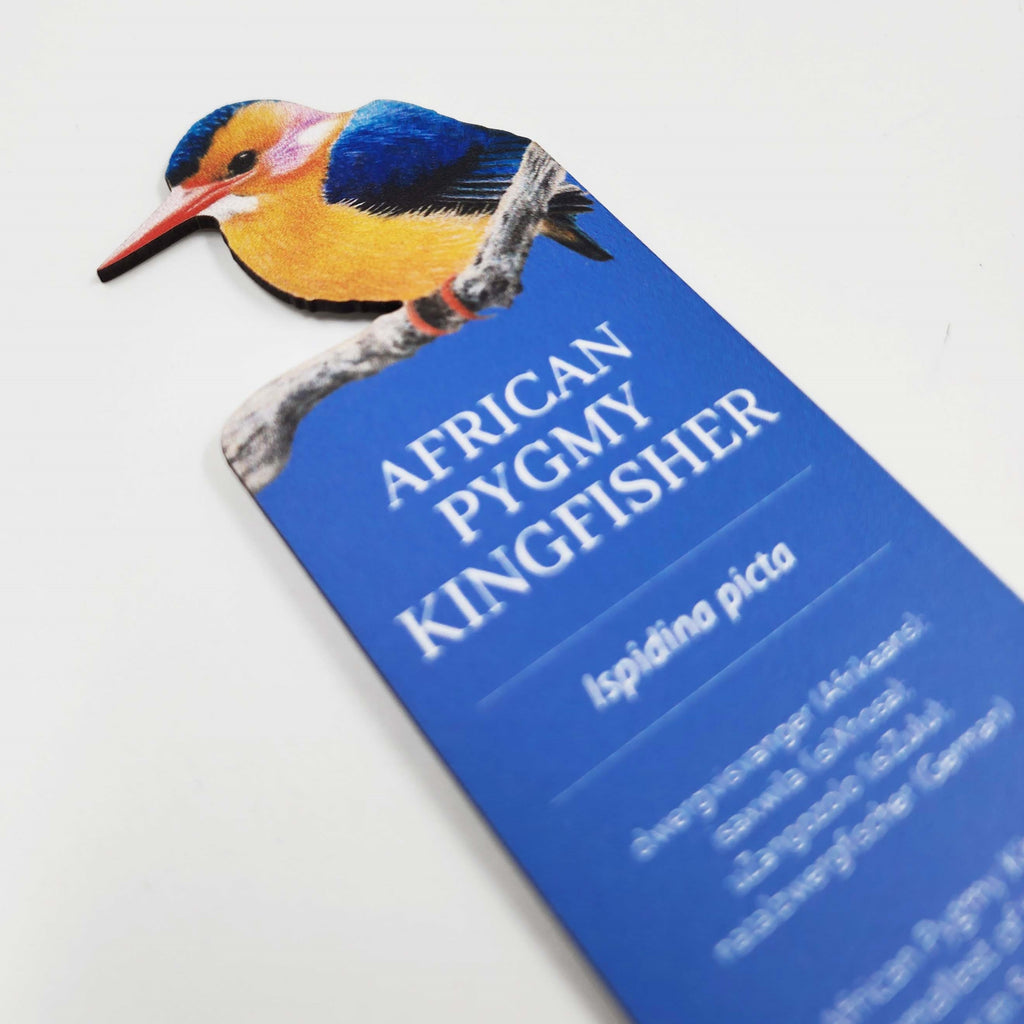 South African bird gift wooden bookmark