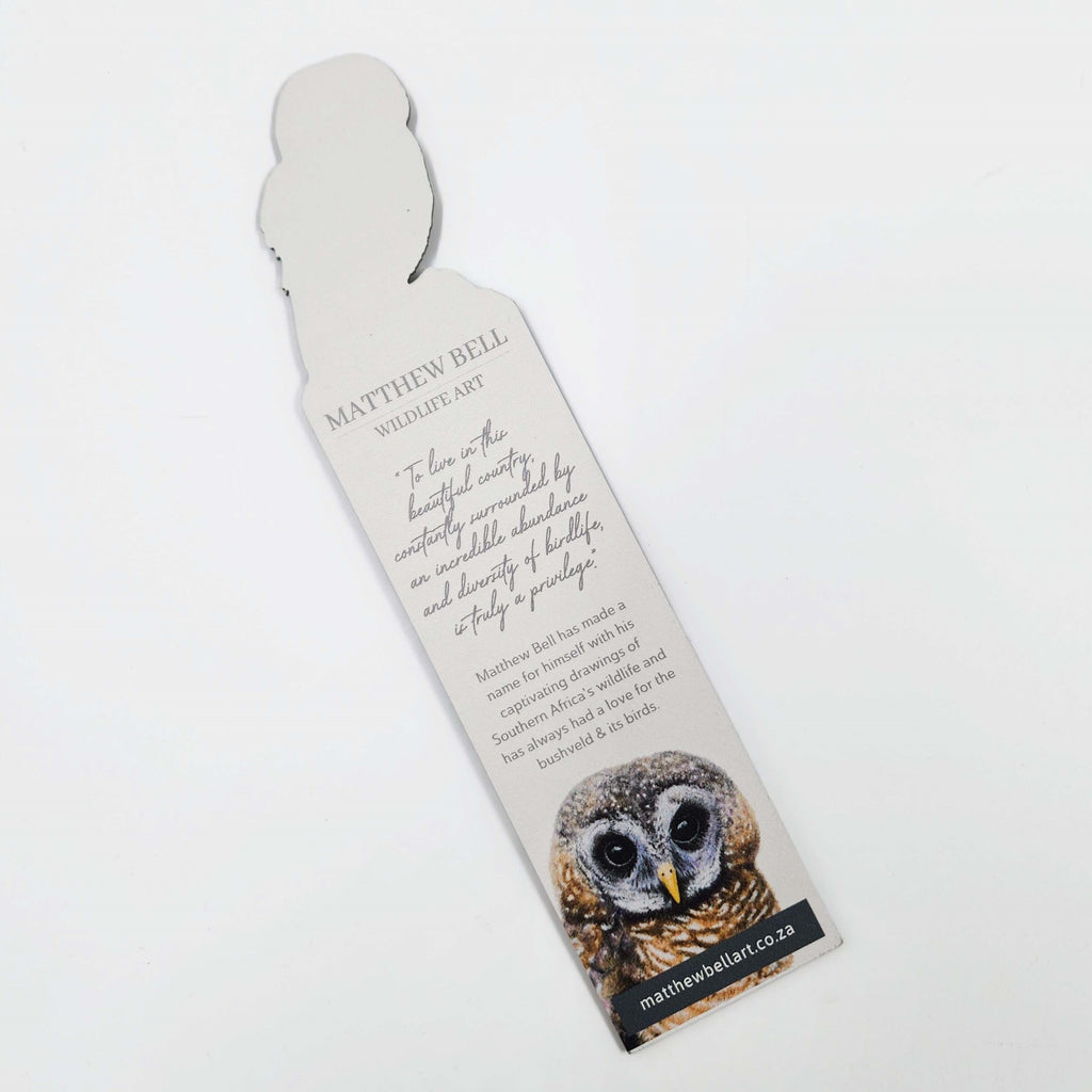 Birds of South Africa premium quality wooden bookmark