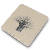 African Baobab Leather Coaster
