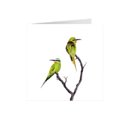 Blue Cheeked Bee Eater Greeting Card - BCBE