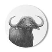 Buffalo Bull Wooden Coaster - BFL1