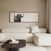 Buffalo Bull Panorama
