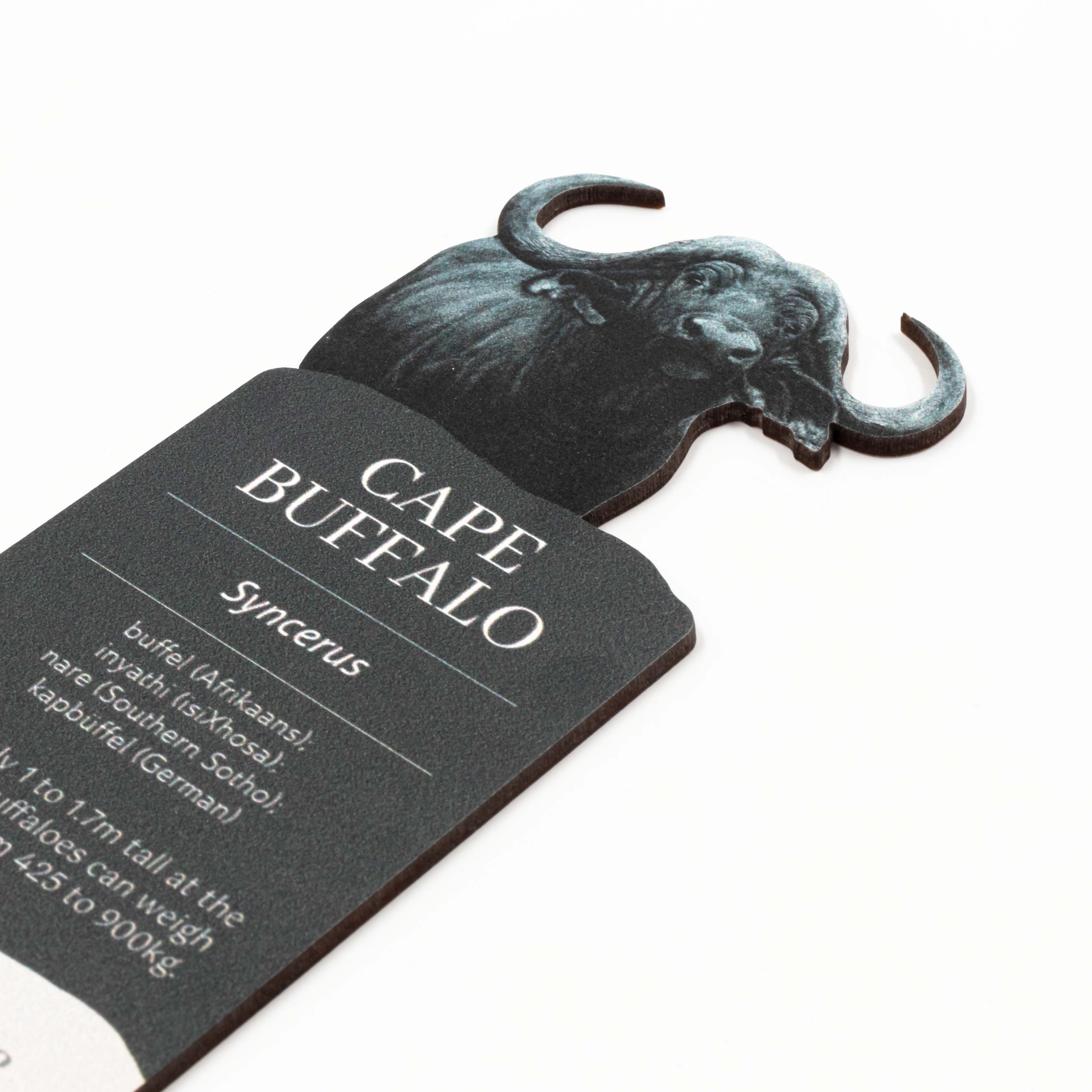 Buffalo Wooden Bookmark