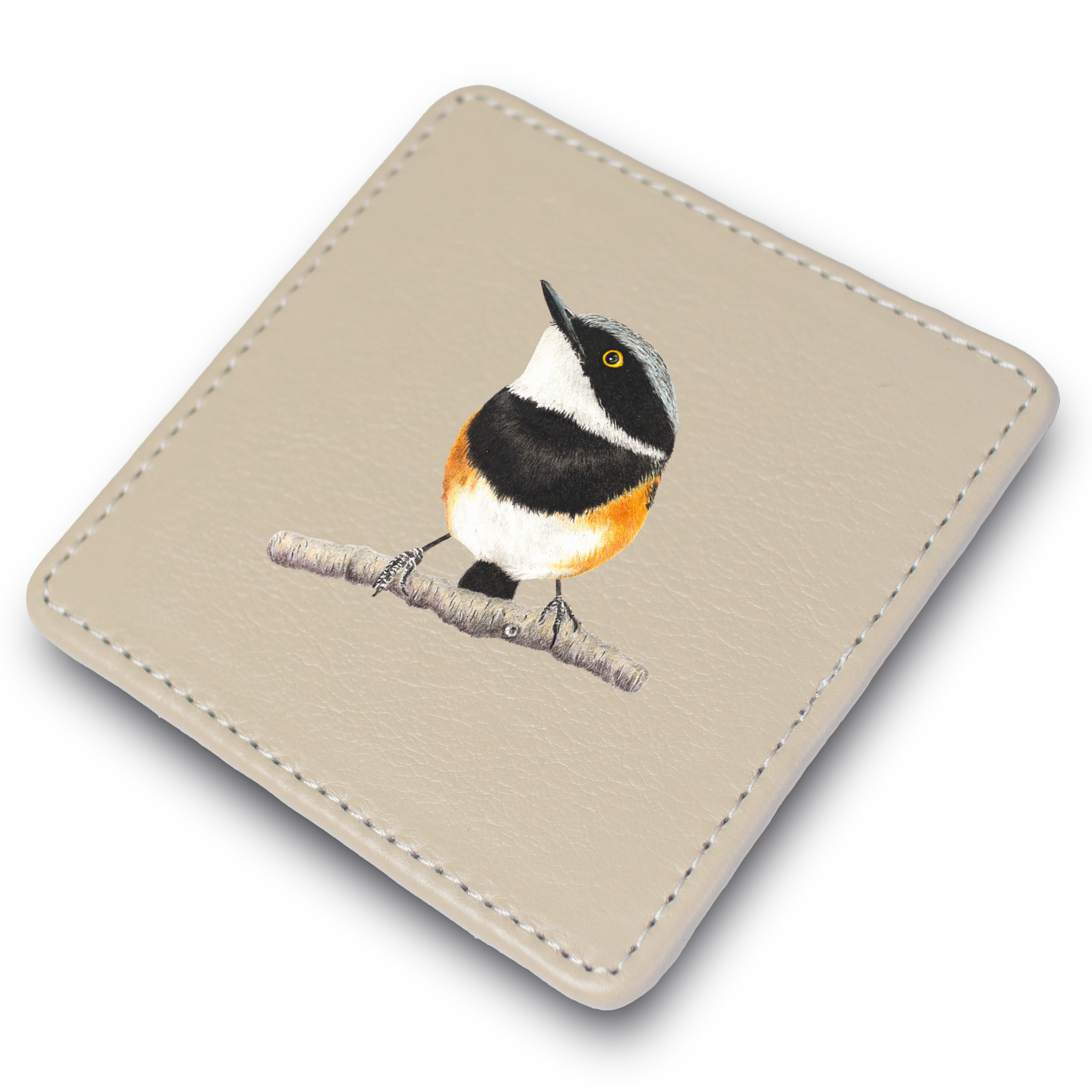 Cape Batis Leather Coaster