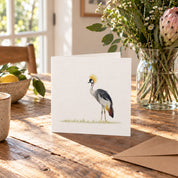 Crowned Crane Greeting Card - CC