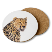 Cheetah Wooden Coaster - CHT1