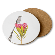 Cape Sugarbird Wooden Coaster - CPSB