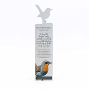 Cape Robin Chat Wooden Bookmark