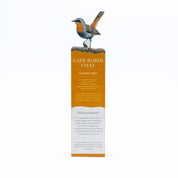 Cape Robin Chat Wooden Bookmark