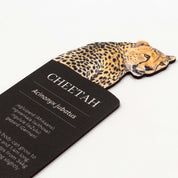 Cheetah Wooden Bookmark