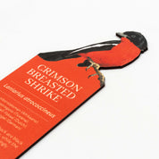 Crimson Breasted Shrike Wooden Bookmark