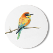 European Bee Eater Wooden Coaster - EBE1