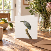 Green Backed Heron Greeting Card - GBH
