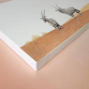 Gemsbok in the Namibian sand dunes wildlife art print