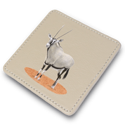 Gemsbok Leather Coaster