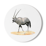 Gemsbok Wooden Coaster - GBK2