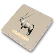 Gemsbok Leather Coaster