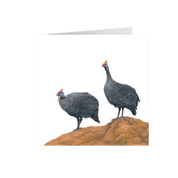 Guinea Fowl Greeting Card - GFL1